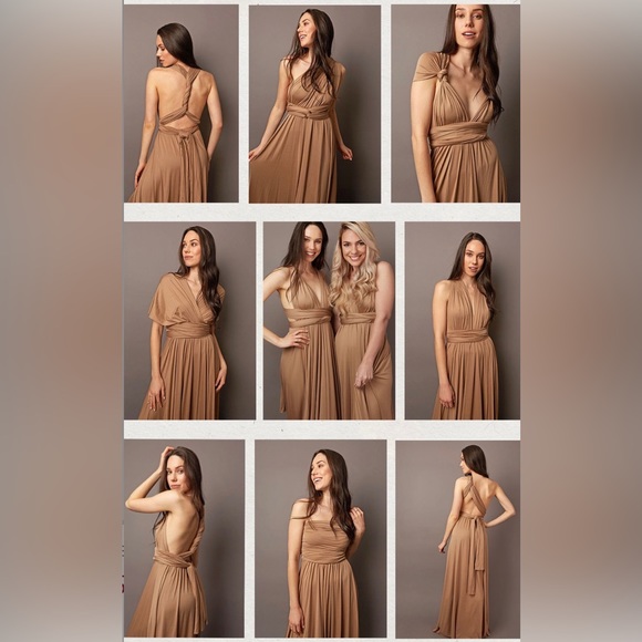 NWOT Maternity Dress for Baby Shower or Maternity Photoshoot; Yellow Maxi Dress - Picture 7 of 8